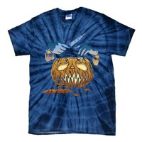 Pumpkin Carving Tie-Dye T-Shirt