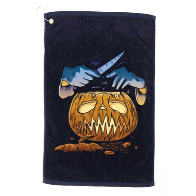 Pumpkin Carving Golf Towel