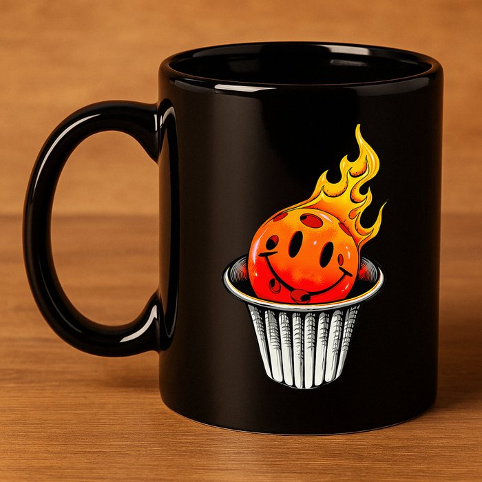 Pickleball Colada 11oz C Handle Ceramic Mug
