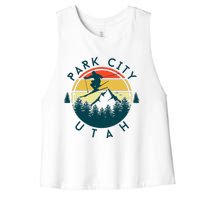 Park City Women's Racerback Cropped Tank