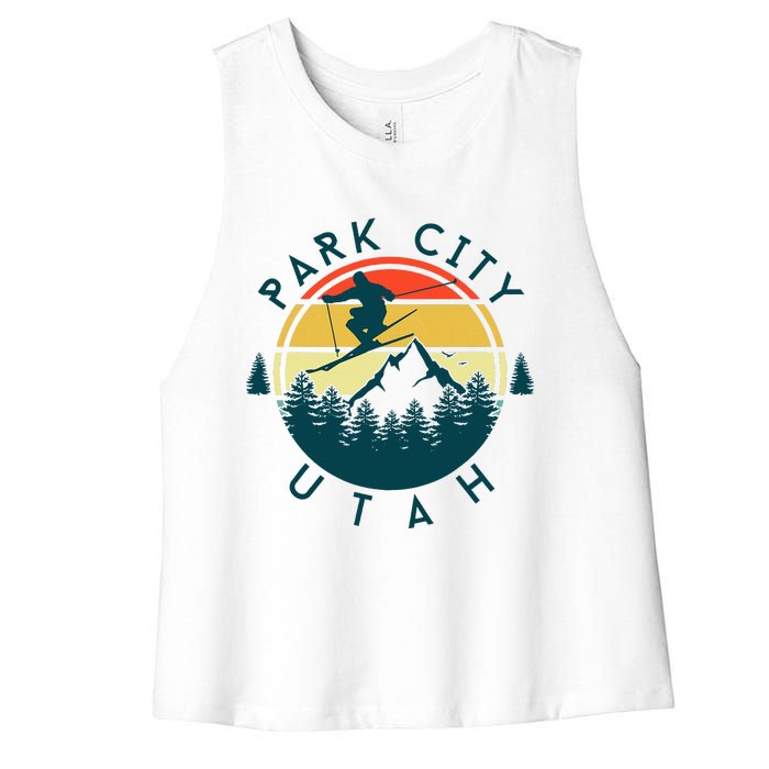 Park City Women's Racerback Cropped Tank