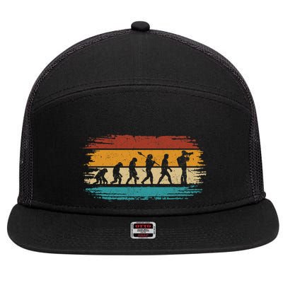 Photograph Camera Photographer Evolution Retro Photography Premium 7 Panel Mesh Trucker Snapback Hat