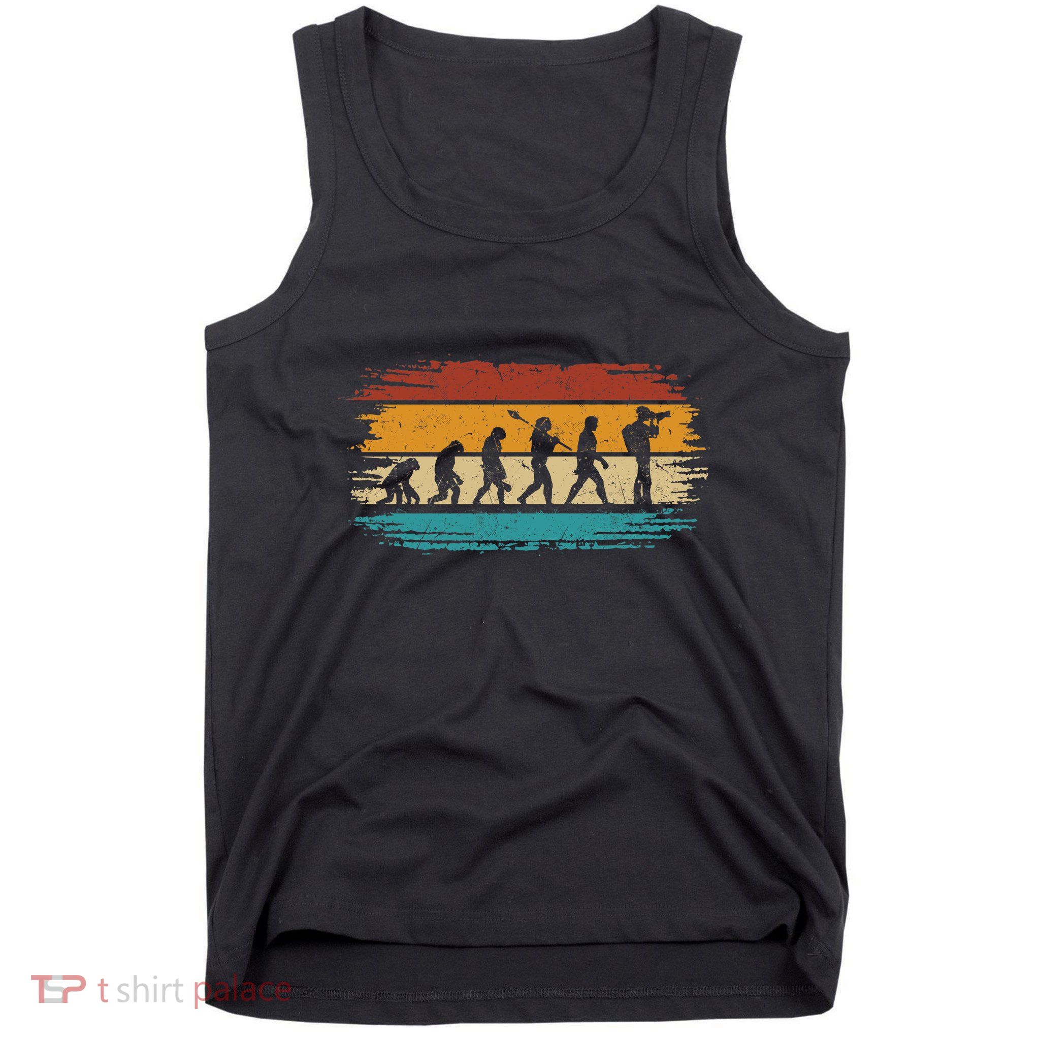 Photograph Camera Photographer Evolution Retro Photography Premium Tank Top