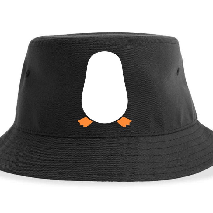 Penguin Costume Sustainable Bucket Hat