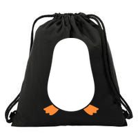 Penguin Costume Drawstring Bag