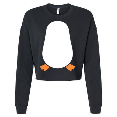 Penguin Costume Cropped Pullover Crew