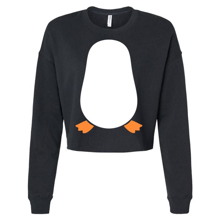Penguin Costume Cropped Pullover Crew