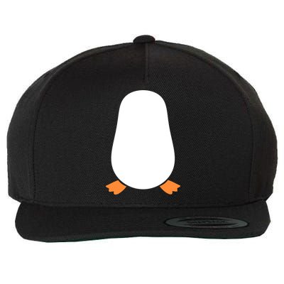 Penguin Costume Wool Snapback Cap
