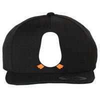 Penguin Costume Wool Snapback Cap