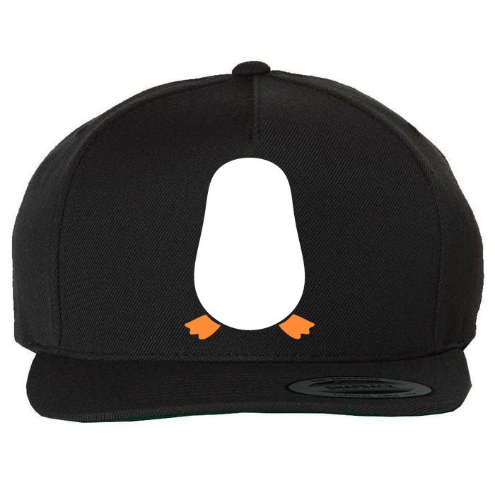Penguin Costume Wool Snapback Cap
