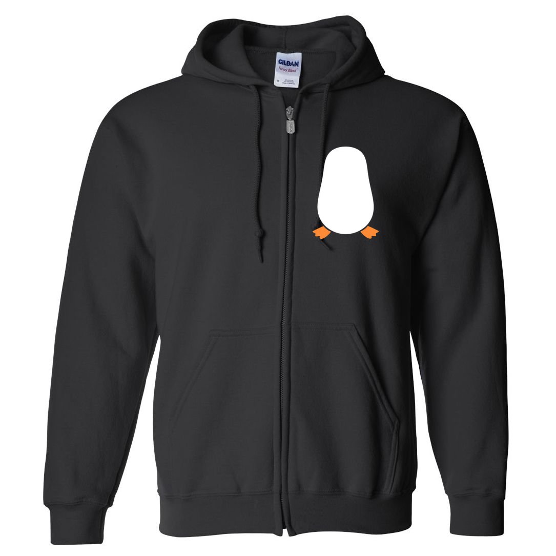 Penguin Costume Full Zip Hoodie