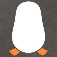 Penguin Costume Cotton Canvas Backpack