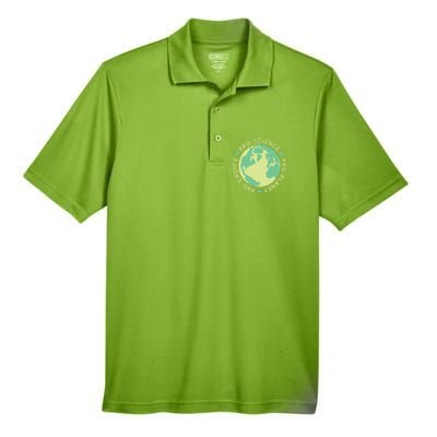 Pro Choice Pro Planet Pro Science Climate Change Earth Day Gift Men's Origin Performance Pique Polo