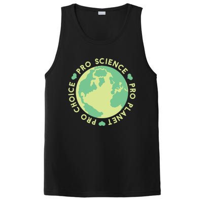 Pro Choice Pro Planet Pro Science Climate Change Earth Day Gift PosiCharge Competitor Tank