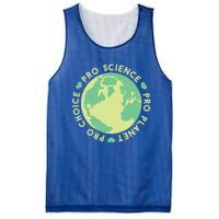 Pro Choice Pro Planet Pro Science Climate Change Earth Day Gift Mesh Reversible Basketball Jersey Tank