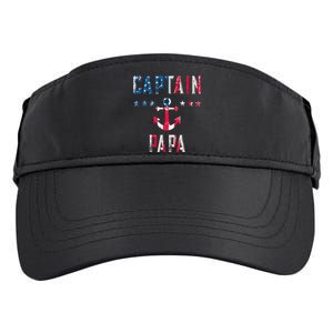 Patriotic C.A.P.T.A.I.N Papa American Superhero Us Flag Adult Drive Performance Visor