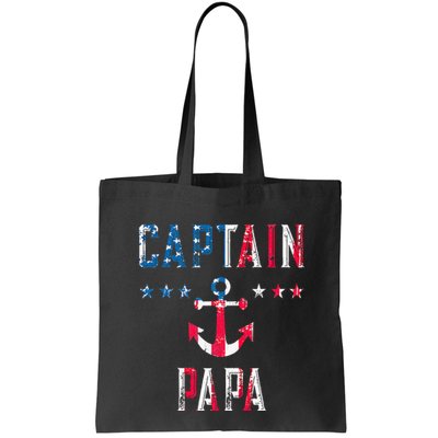 Patriotic C.A.P.T.A.I.N Papa American Superhero Us Flag Bag