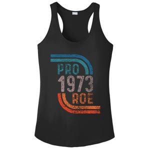 Pro Choice Pro Roe 1973 Roe V Wade Ladies PosiCharge Competitor Racerback Tank