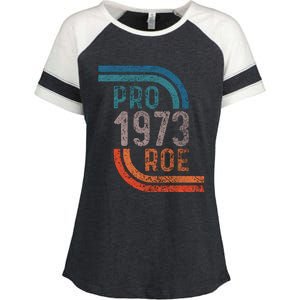 Pro Choice Pro Roe 1973 Roe V Wade Enza Ladies Jersey Colorblock Tee