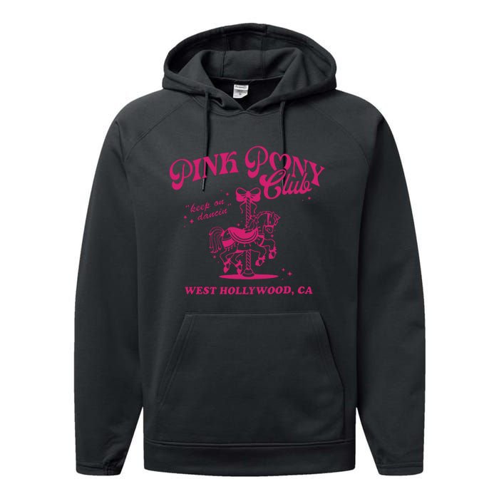 Pony Club Princess Midwest Cowgirl Lesbian Sapphic Performance Fleece Hoodie