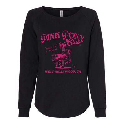 Pony Club Princess Midwest Cowgirl Lesbian Sapphic Womens California Wash Sweatshirt