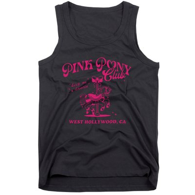 Pony Club Princess Midwest Cowgirl Lesbian Sapphic Tank Top