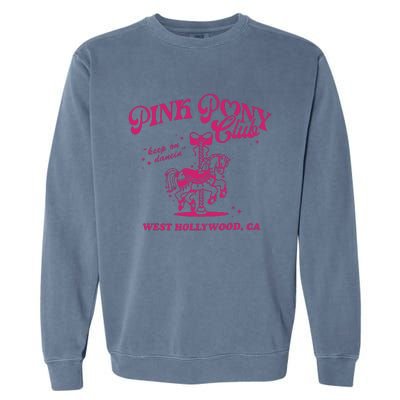 Pony Club Princess Midwest Cowgirl Lesbian Sapphic Garment-Dyed Sweatshirt