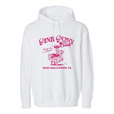 Pony Club Princess Midwest Cowgirl Lesbian Sapphic Garment-Dyed Fleece Hoodie