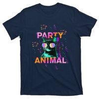 Party Cat Party Animal Colorful Funny Cat Lover T-Shirt