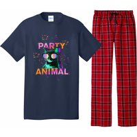 Party Cat Party Animal Colorful Funny Cat Lover Pajama Set