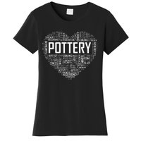 Proud Clay Pottery Heart For Ceramic Artist Women's T-Shirt