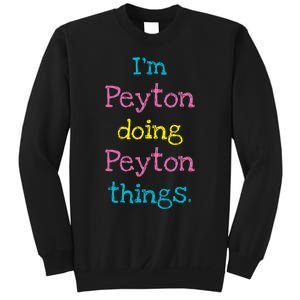 Peyton Cute Personalized TextS Gift Top For Girl Sweatshirt