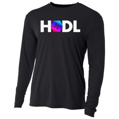 Pulse Chain PLS Hodl Cryptocurrency Crypto Trader Gift Cooling Performance Long Sleeve Crew