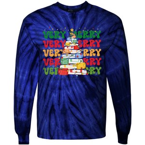 Phlebotomist Christmas Phlebotomy Technician Nursing Xmas Tie-Dye Long Sleeve Shirt