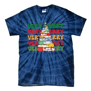 Phlebotomist Christmas Phlebotomy Technician Nursing Xmas Tie-Dye T-Shirt