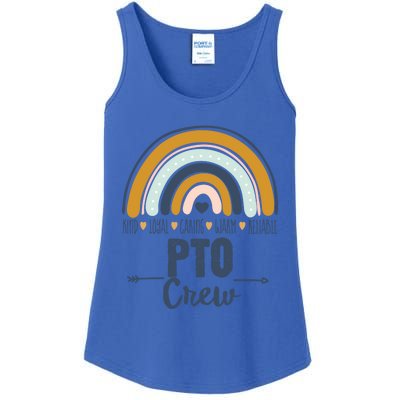 Pto Crew Parent School Volunteer Board Mom Parent Teacher Gift Ladies Essential Tank