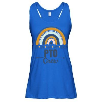 Pto Crew Parent School Volunteer Board Mom Parent Teacher Gift Ladies Essential Flowy Tank