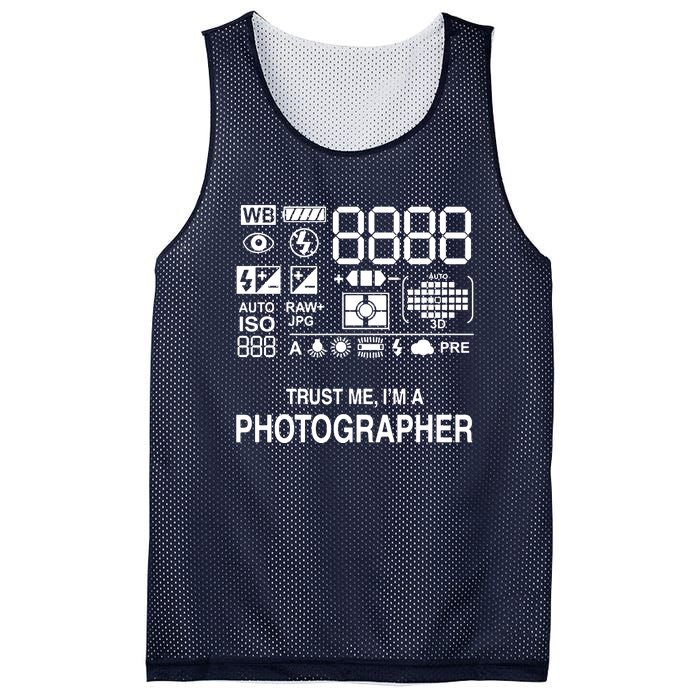 Photographer Camera Mesh Reversible Basketball Jersey Tank