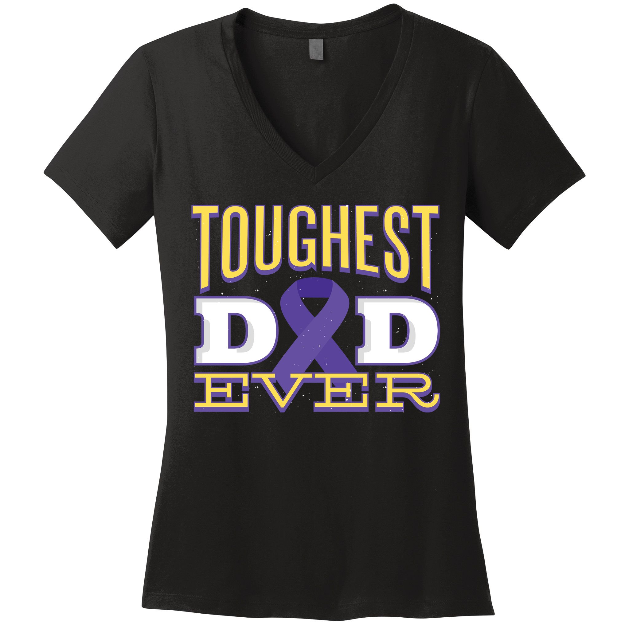 Pancreatic Cancer Awareness Women's V-Neck T-Shirt