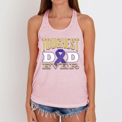 Pancreatic Cancer Awareness Women's Knotted Racerback Tank