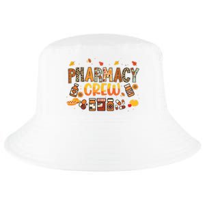 Pharmacy Crew Pharmacist Squad Autumn Fall Leaves Pumpkin Cool Comfort Performance Bucket Hat