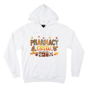 Pharmacy Crew Pharmacist Squad Autumn Fall Leaves Pumpkin Hoodie