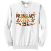 Pharmacy Crew Pharmacist Squad Autumn Fall Leaves Pumpkin Sweatshirt