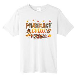 Pharmacy Crew Pharmacist Squad Autumn Fall Leaves Pumpkin Tall Fusion ChromaSoft Performance T-Shirt