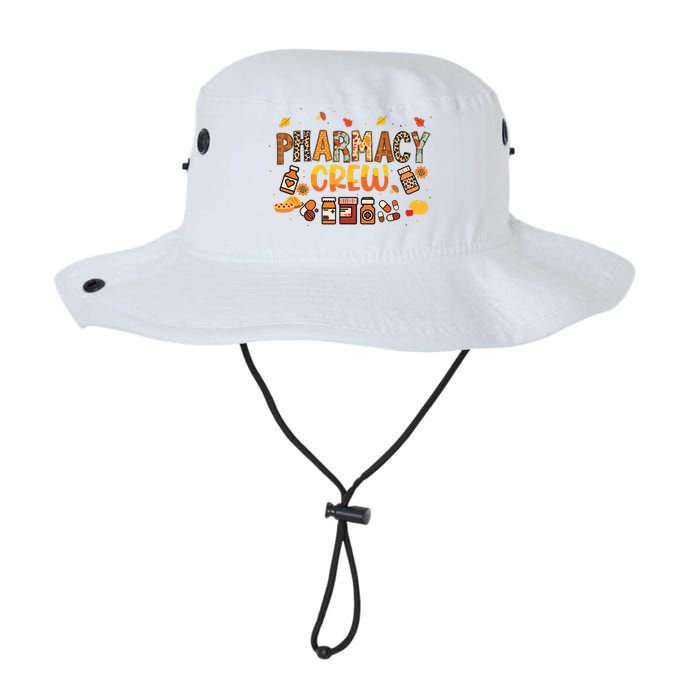 Pharmacy Crew Pharmacist Squad Autumn Fall Leaves Pumpkin Legacy Cool Fit Booney Bucket Hat