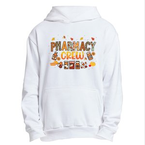 Pharmacy Crew Pharmacist Squad Autumn Fall Leaves Pumpkin Urban Pullover Hoodie