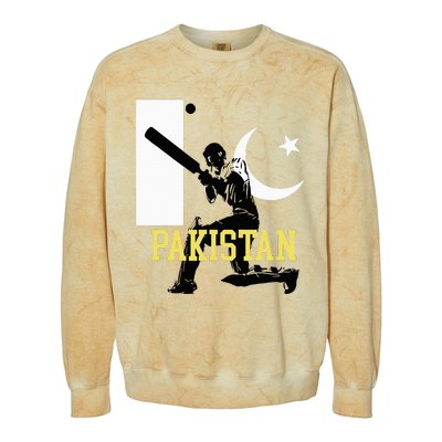 Pakistan Cricket Pakistani Cricket Colorblast Crewneck Sweatshirt