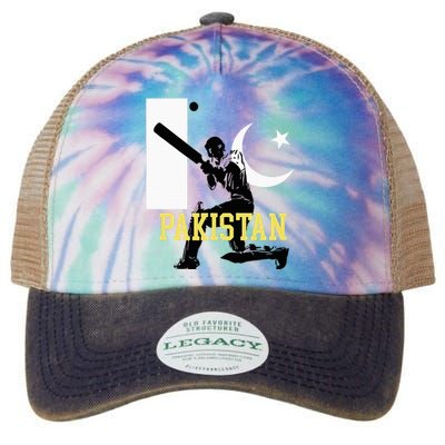 Pakistan Cricket Pakistani Cricket Legacy Tie Dye Trucker Hat