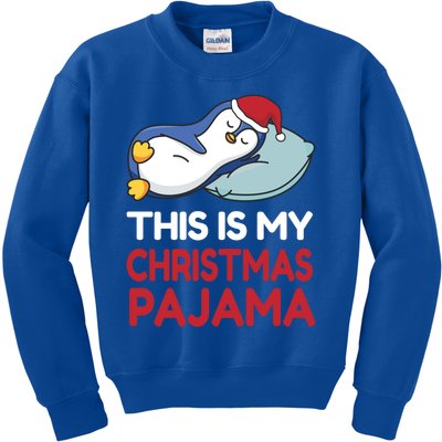 Penguin Christmas Pajama Christmas Gift Kids Sweatshirt