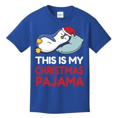 Penguin Christmas Pajama Christmas Gift Kids T-Shirt